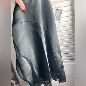 Silky black skirt- Pacco Rabanne